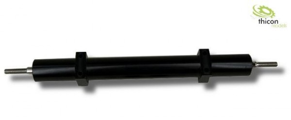Thicon 50158 1:14 semi-trailer axle 140mm with ball bearings for single tyres
