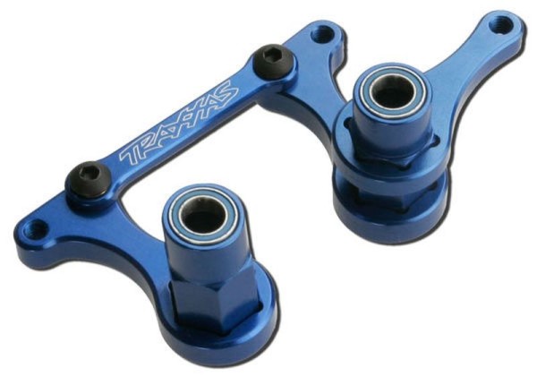 Traxxas 3743A Steering bellcranks, drag link (blue-anodized 6061-T6 aluminum)