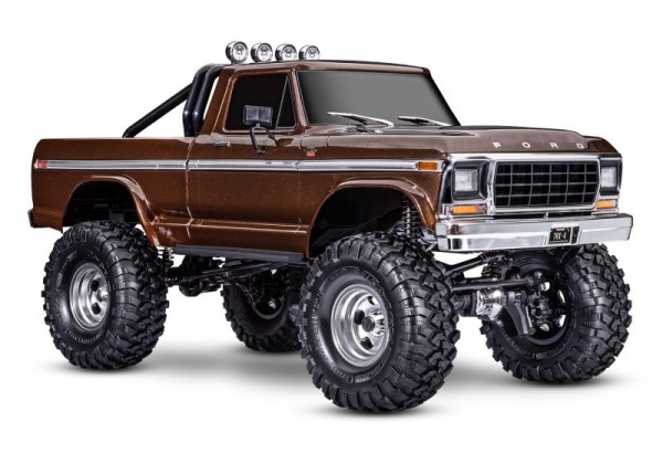 Traxxas 92046-4BRWN TRX-4 79 Ford F150 High-Trail 1/10 Crawler RTR brown Brushed, w/o battery/charger