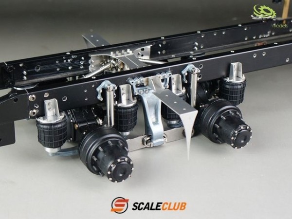 Thicon 50332 1:14 tandem axle suspension with dummy air springs