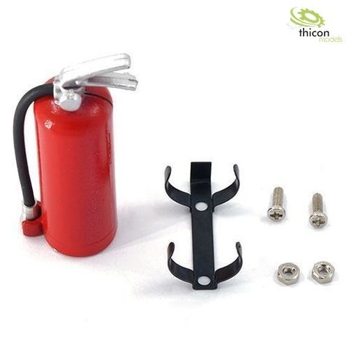 Thicon 20009 Fire extinguisher 1:10 / 1:14 in red with metal holder