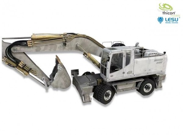 Thicon 58700 1:14 wheeled excavator 4x4 with support kit unpainted