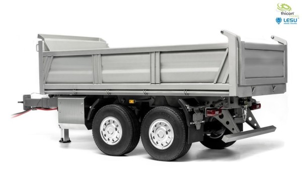 Thicon 55077 1:14 tandem tipping trailer version A kit unpainted