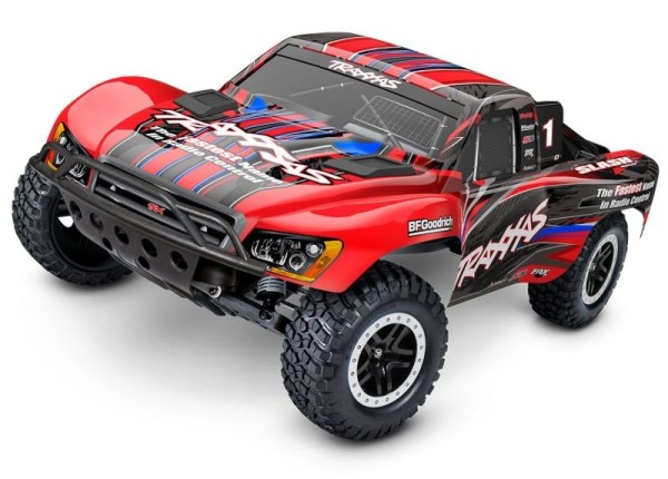 Traxxas 58134-4RED Slash 1/10 2WD Short-Course-Truck red RTR BL-2S Brushless, w/o battery/charger, clipless
