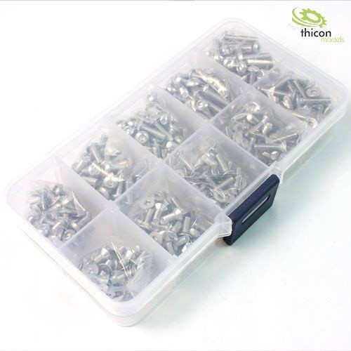 Thicon 20093 Stainless Steel Screw Assorted Set (400pcs) in Box