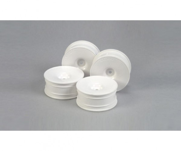 Tamiya 300053473 1:10 Dish rims 24mm white (4) Offset+2