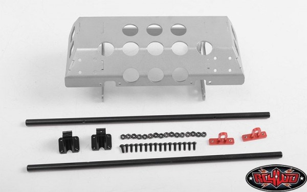 RC4WD VVV-C0983 Tarka Steel Tube Bumper with Skid Plate and D-Ring Mounts for Traxxas G 63 AMG 6x6