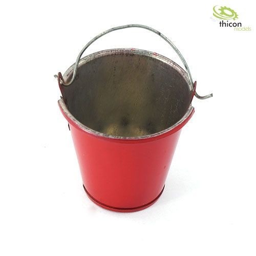 Thicon 20064 1:10 buckets red metal with handle