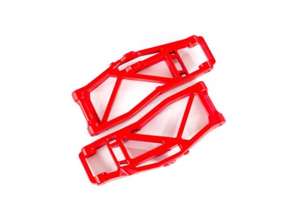 Traxxas 8999R Suspension arms, lower, red (left and right, front or rear) (2) (for use with #8995 WideMaxx® suspension kit)