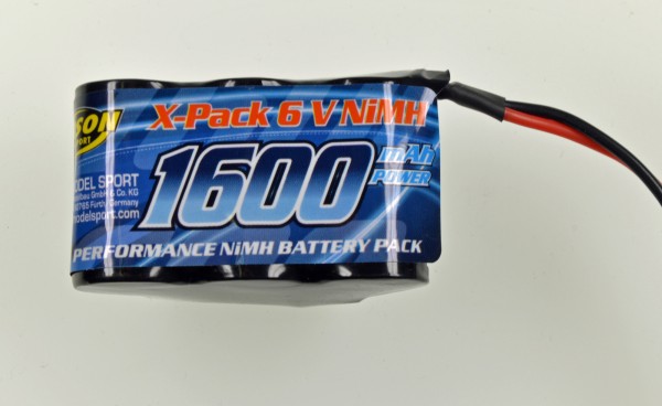Carson 500608159 battery for receiver 6V,1600mAh,NiMH/Hump