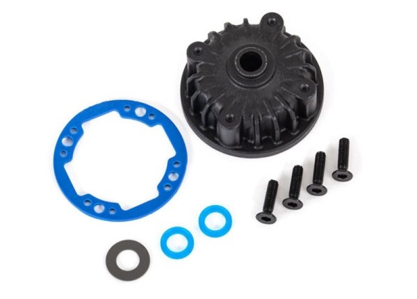 Traxxas 9081 Housing, center differential/ x-ring gaskets