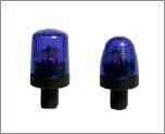 Pistenking RX12-BR Rotating Beacon 1:12, blue, round, pole