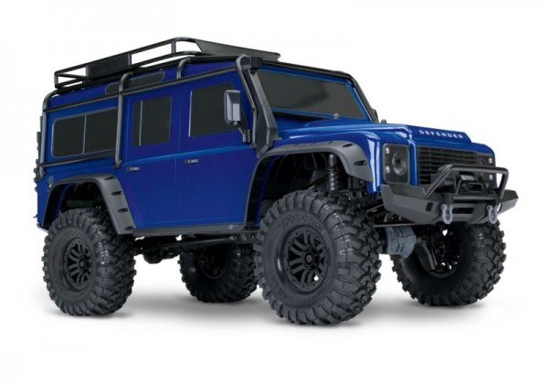 Traxxas 82056-4BLUE TRX-4 LR Defender 4x4 metalic blue RTR ex battery/charger 1/10 4WD Scale-Crawler Brushed