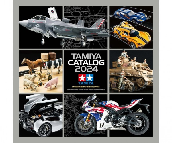 Tamiya 300064451 TAMIYA Katalog 2024 (GB/DE/F/E)