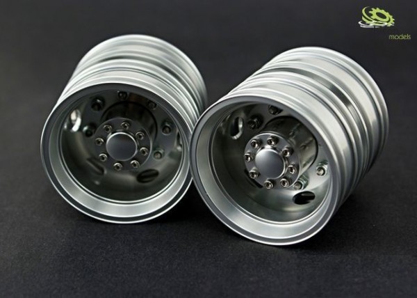 Thicon 50107 1:14 US alloy wheels drive axle pair