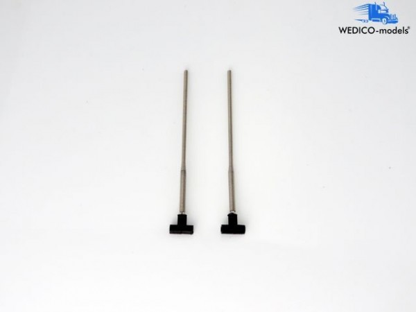 Wedico 439-W Spiegel-Antennen V2A flexibel 2Stück