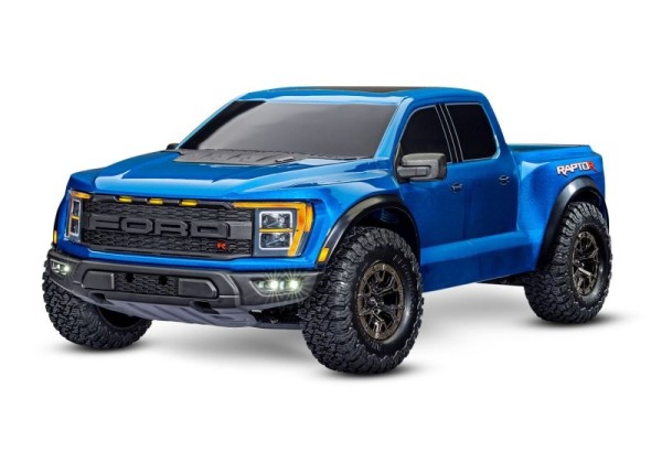 Traxxas 101076-4BLUE Ford Raptor-R 4x4 VXL blue 1/10 Pro-Scale RTR Brushless, w/o battery/charger
