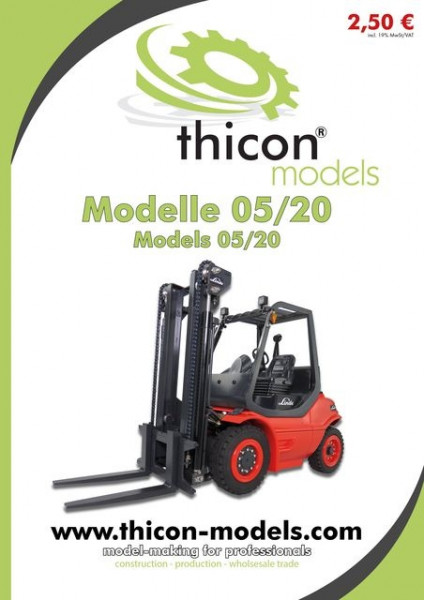 Thicon 90008 Katalog thicon-Modelle 05/2020 Deutsch/English