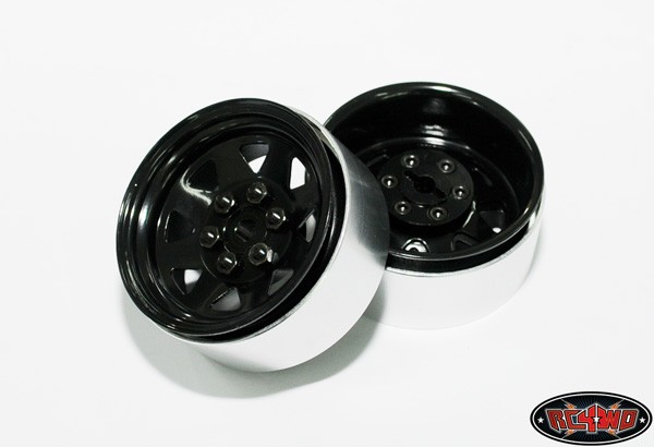 RC4WD Z-W0130 6-Lug RC4WD OEM Steel 1.9 Beadlock Wheel, black
