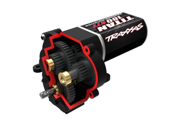 Traxxas 9791 Getriebe u. Motor komplett, lange Untersetzung, TRX-4M