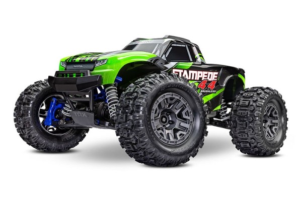 Traxxas 67154-4GRN Stampede 4x4 green 1/10 Monster-Truck RTR BL-2S Brushless, HD parts, w/o battery/charger