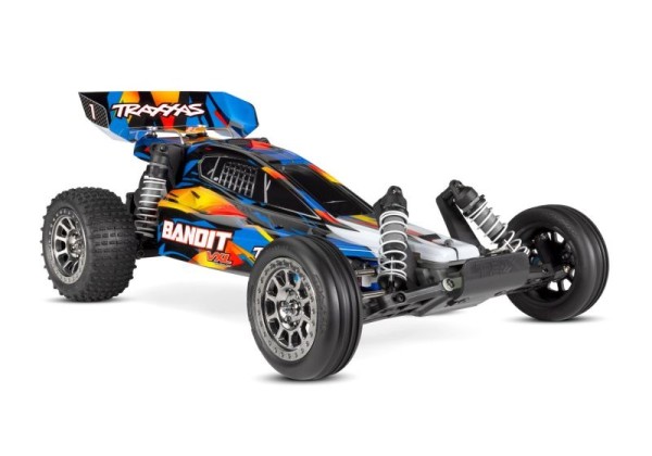 Traxxas 24076-74BLU Bandit VXL blue 1/10 2WD Buggy RTR Brushless, TSM, w/o battery and charger