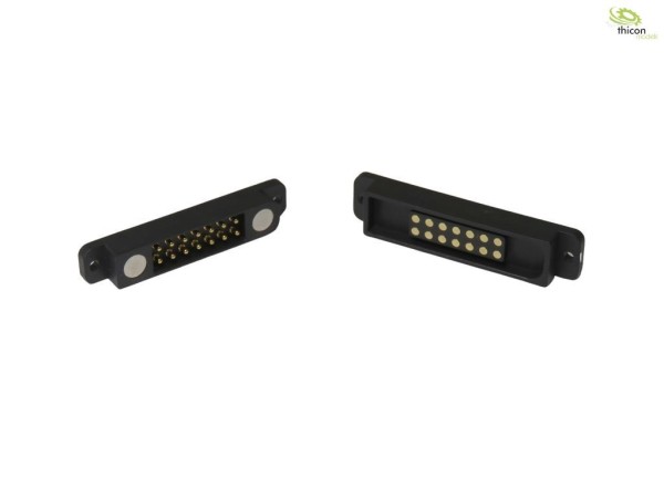 Thicon 70101 Magnetic contact strip 14-pin. Pair, RM 2.54mm, 2A/Pin
