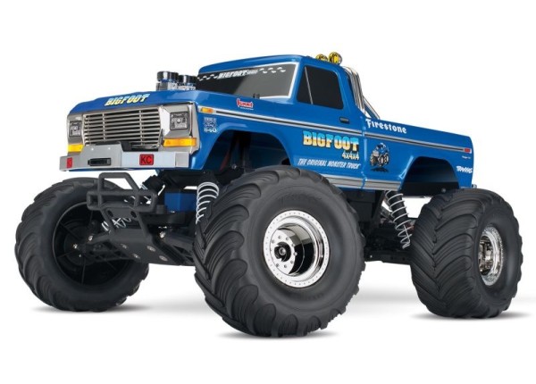 Traxxas 36034-8R5 BIGFOOT Original No.1 1/10 2WD Monster-Truck RTR Brushed, w. battery, 4 Amp USB-C-Charger