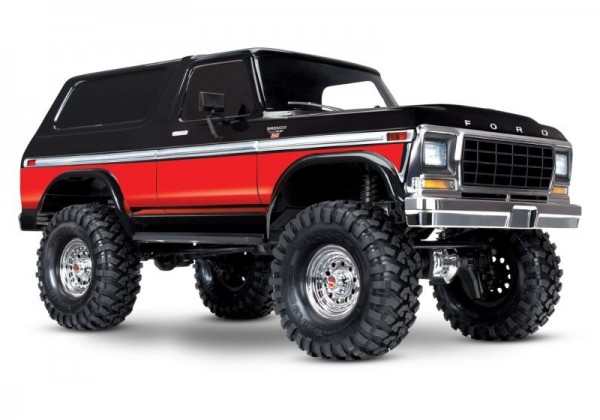 Traxxas 82046-4RED TRX-4 Ford Bronco black/red 4x4 RTR ex battery/charger 1/10 4WD Scale-Crawler Brushed