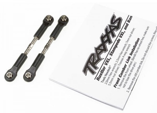 Traxxas 2443 Turnbuckles, camber link, 36mm (56mm center to center) (rear) (assembled with rod ends and hollow balls) (1 left, 1 right)
