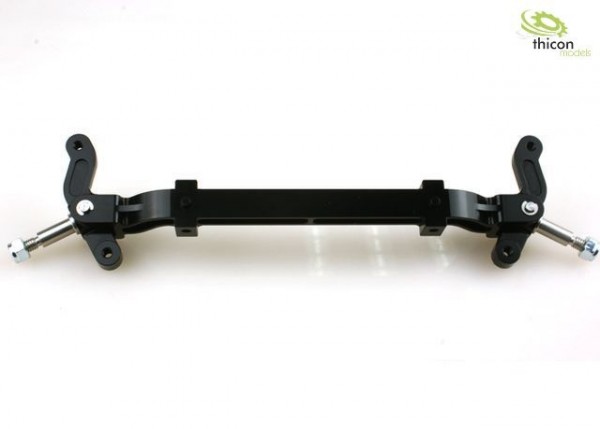 Thicon 50119 1:14 Front axle Alu black for Tamiya truck