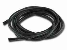 Silicone cable 2,5qmm x 1.000mm, black