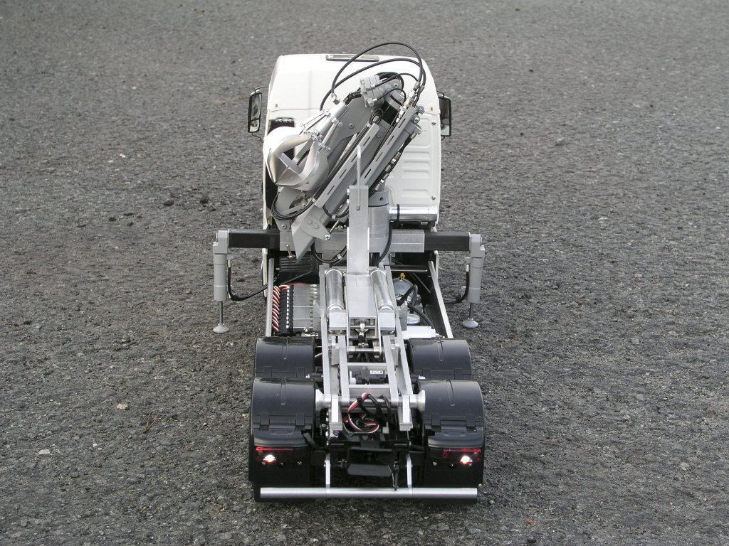 Leimbach 9401T hydraulischer Klappladekran Grundbausatz mit Pumpe für 7,2V