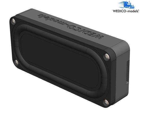 Wedico 2201 Soundbox 2 mit Lautsprecher 8 Ohm Visaton SC 4.9 FL