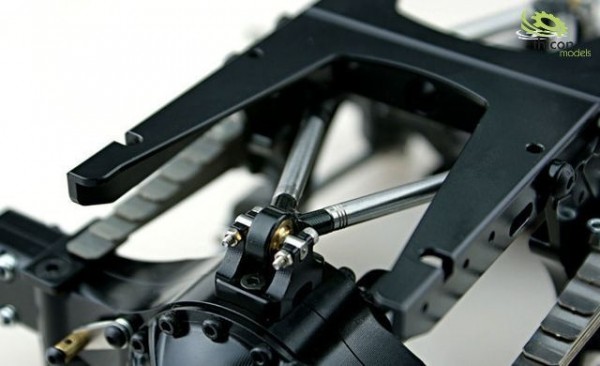 Thicon 50070 1:14 Pendulum suspension V2 rear Alu black for differentials