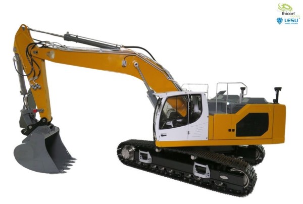 Thicon 58352 1:14 crawler excavator L945R ARTR yellow made of aluminum with hydraulics