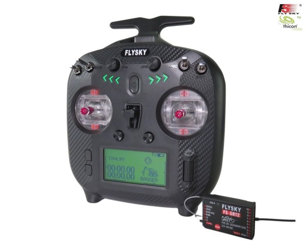 Thicon 41007 FS-ST8 12-channel computer remote control with 12K receiver FlySky