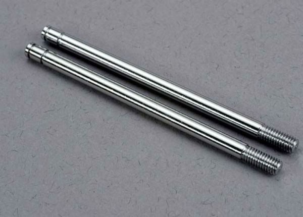 Traxxas 2656 Shock shafts, steel, chrome finish (xx-long) (2)