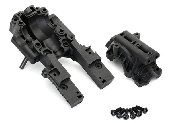 Traxxas 8630 Bulkhead, front (upper and lower)