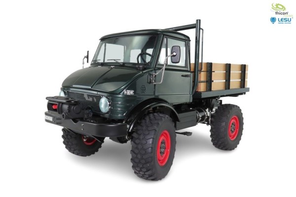 Thicon 21015-RTR 1:10 4x4 UM406 ARTR built/painted from dark green metal
