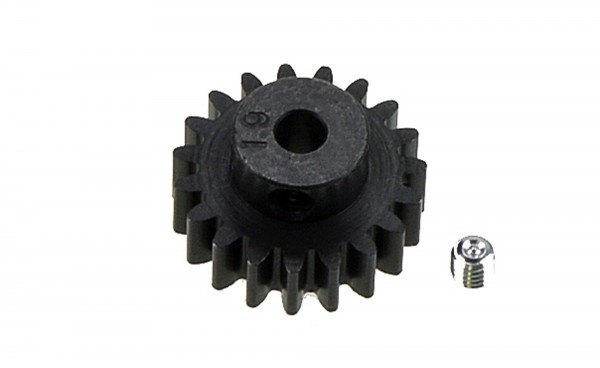 Tamiya 300054629 pinion Modul 0,8 made out of steel, 19T