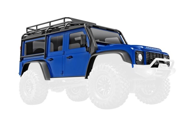 Traxxas 9712-BLUE Body, Land Rover® Defender®, complete, blue