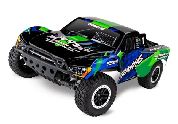 Traxxas 58076-74GRN Slash VXL green BL 2.4GHz +TSM w/o battery/charger 1/10 2WD Short Course Racing Truck Brushless