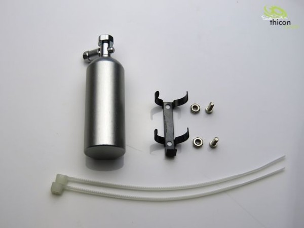 Thicon 20066 1:10 nitrous oxide pressure bottle aluminum silver