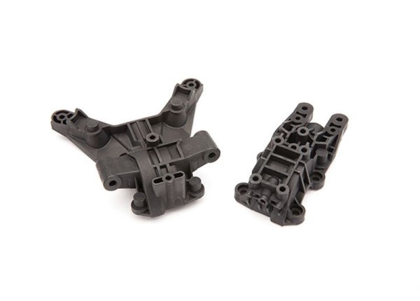 Traxxas 8920 Bulkhead, front (upper and lower)