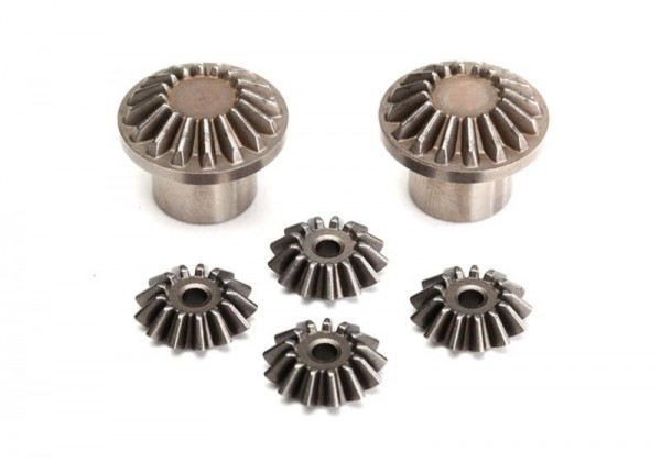 Traxxas 8577 Gear set, rear differential (output gears (2)/ spider gears (4))