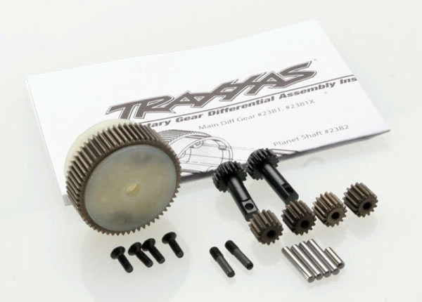 Traxxas 2388X Planetary gear differential with steel ring gear (complete)