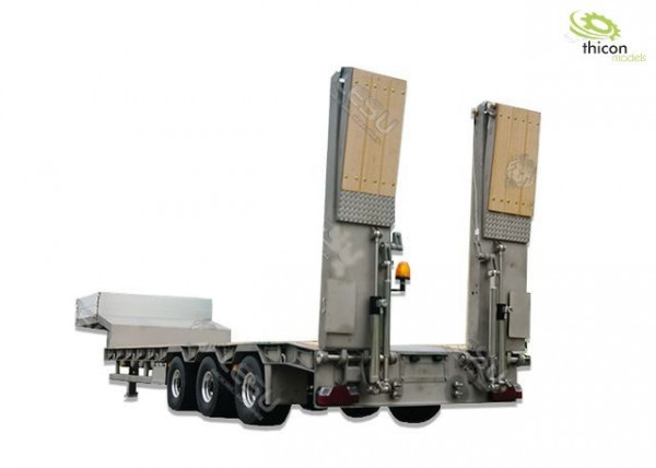 Thicon 55034 1:14 low loader semi-trailer 2-axle with pendulum axles