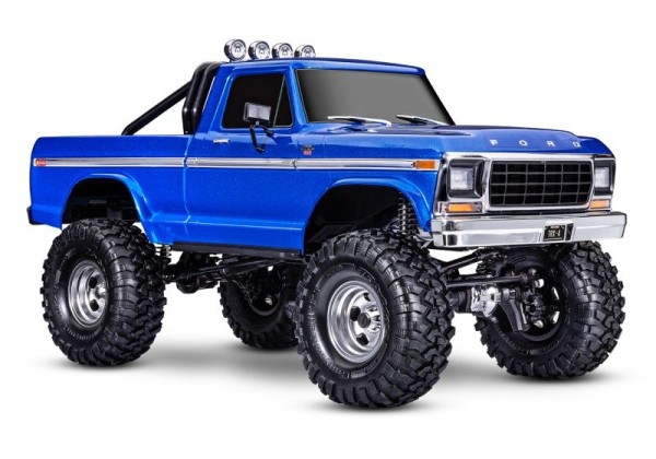Traxxas 92046-4BLUE TRX-4 79 Ford F150 High-Trail 1/10 Crawler RTR blue Brushed, w/o battery/charger