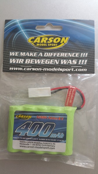 Carson 500608217 NimH battery 6V, 400mAh